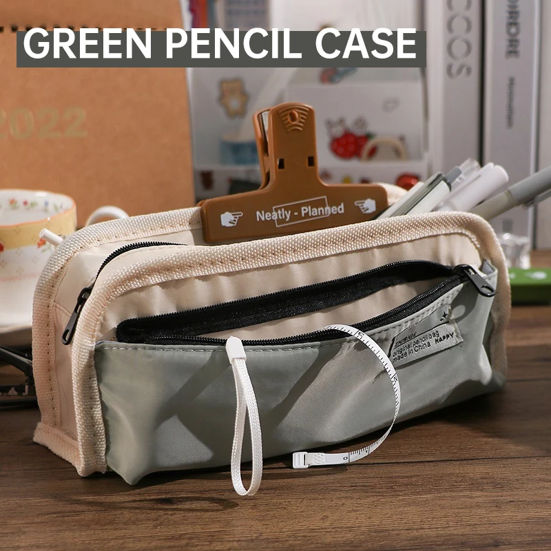 Office Supply Office Stationery Items - Вместительный пенал минималистичного дизайна, милый пенал-косметичка