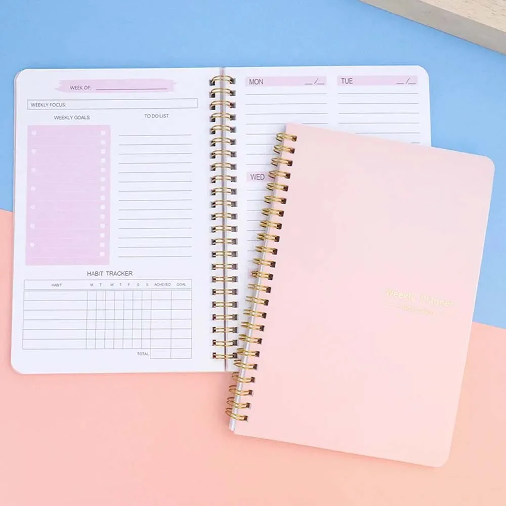 Planner Weekly Budget - Еженедельный планировщик формата А5 на спирали,