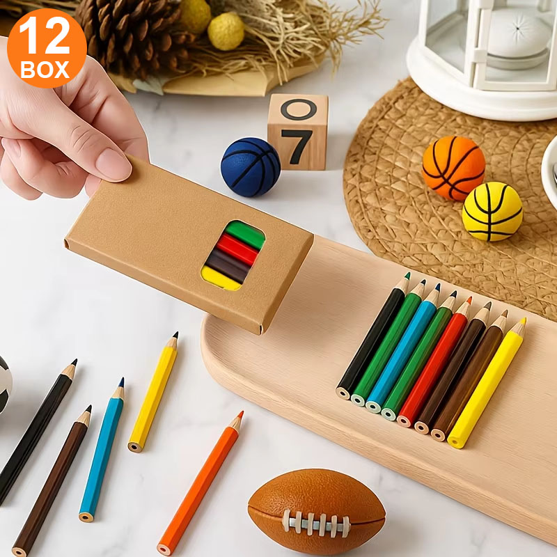 Total Stationery & Office Supply - 12 коробок (всего 72 штуки) коротких