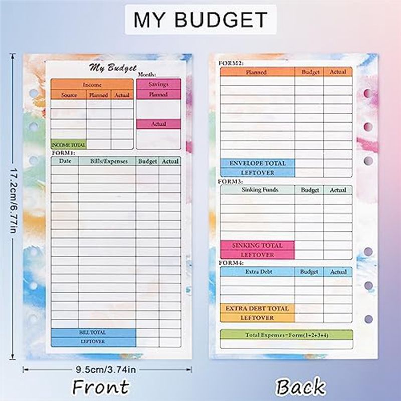 Сменный блок для ежедневника F – обзор и цена Planner Weekly Budget