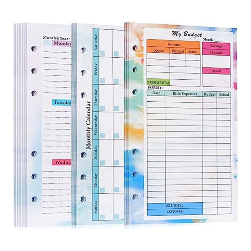 Сменный блок для ежедневника F – обзор и цена Planner Weekly Budget