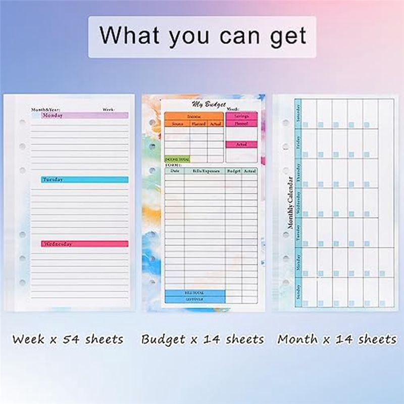 Сменный блок для ежедневника F – обзор и цена Planner Weekly Budget