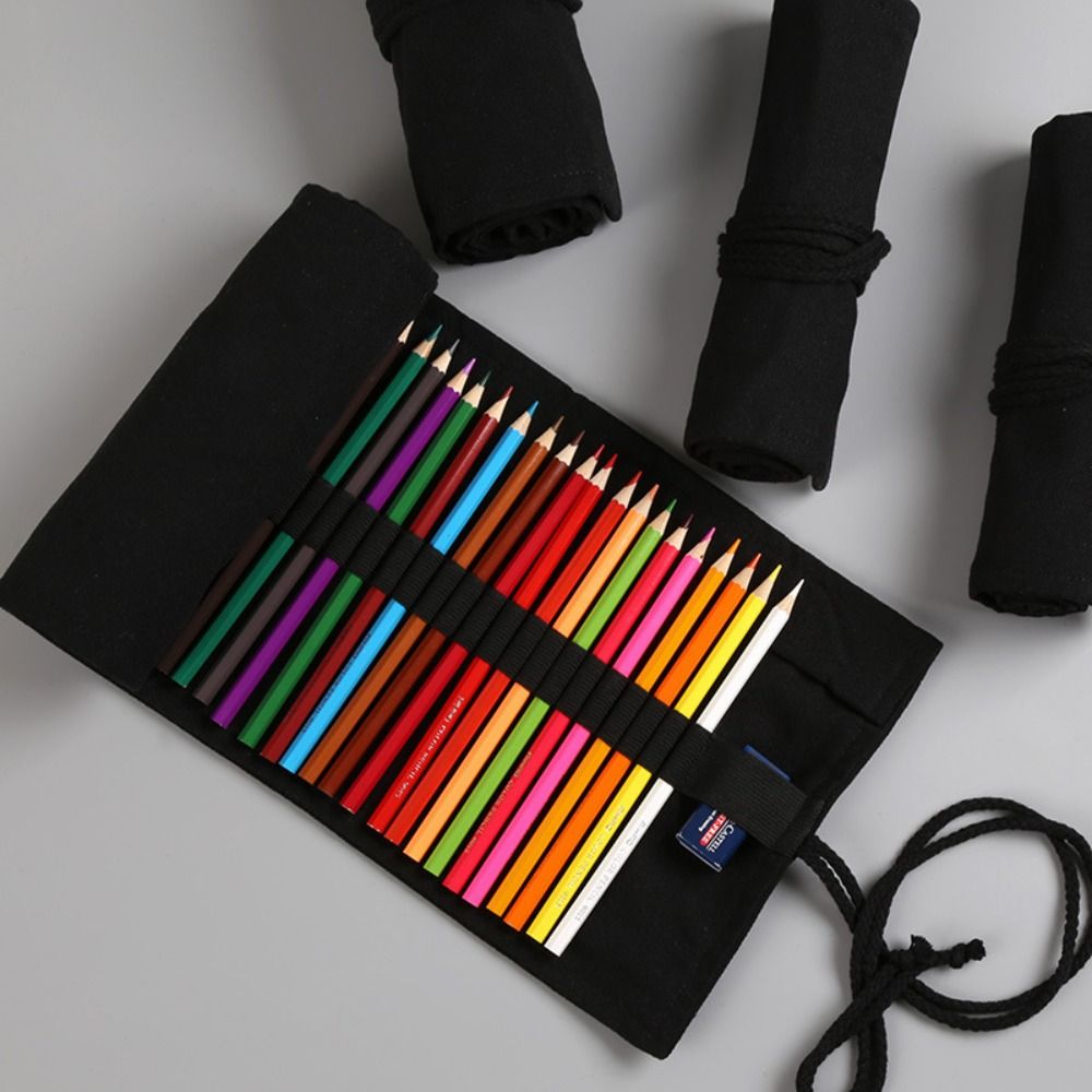 Толстый чёрный футляр для руче – обзор и цена Pen Pouch Roll