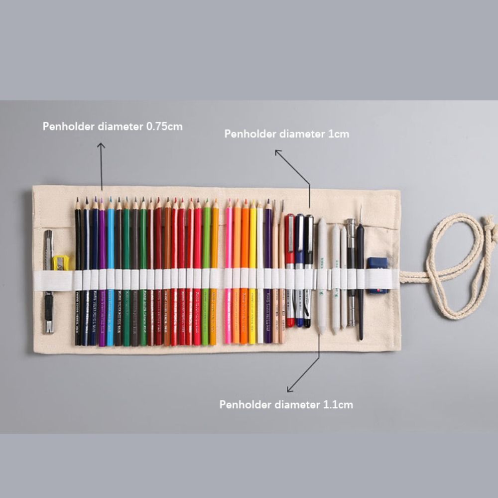 Толстый чёрный футляр для руче – обзор и цена Pen Pouch Roll